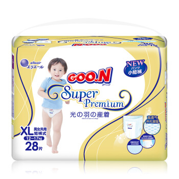 GOO.N 大王 光羽婴儿拉拉裤 XL28片 *2件