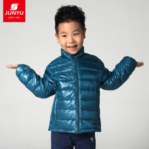 土拨鼠代工厂 君羽 800蓬90%鹅绒 儿童超轻连帽羽绒服 169元包邮 价保双11