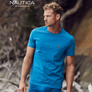 美国 NAUTICA 诺帝卡 40支精梳棉 男纯色T恤 79元包邮