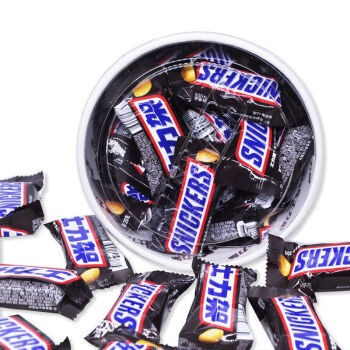 京东PLUS会员：SNICKERS/士力架 花生夹心巧克力 500g- 约23条 *2件