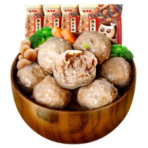 潮汕牛肉丸+牛筋丸 250g*4包 43.9元包邮