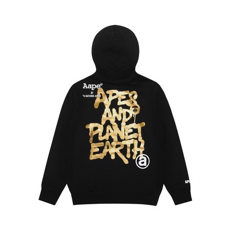 双11预售：Aape AAPSWM3657XXD 男士刺绣加绒连帽卫衣