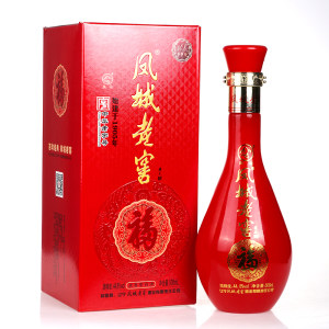 中华老字号 凤城老窖 44.8度浓香纯粮食酒 500ml*6瓶 99元包邮
