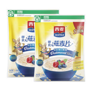西麦 即食免煮燕麦片 1480g*2袋
