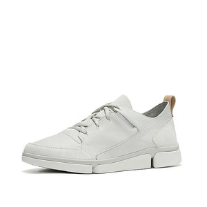 其乐 Clarks 2020秋季新款 独家三瓣底 男经典复古小白鞋 运动休闲鞋 595元双11预售到手价