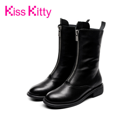 双11预售：Kiss Kitty SA10740-81 女士拉链中筒靴