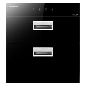 VIOMI 云米 ZTD100A-1 嵌入式消毒柜 晶黑