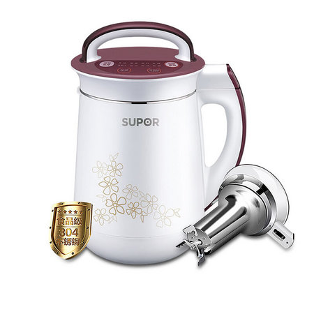 聚划算百亿补贴：SUPOR 苏泊尔 DJ12B-Y58E 豆浆机 1.2L