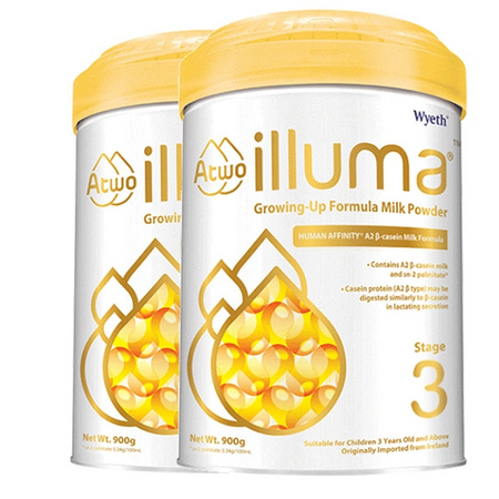 88VIP：Wyeth 惠氏 启赋 A2 婴儿配方奶粉 3段 900克*2罐