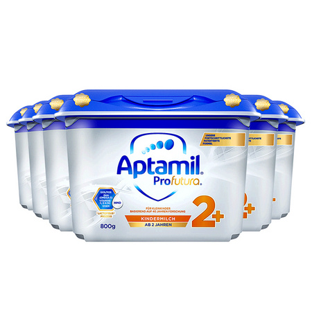 双11预售：Aptamil 德国爱他美 白金版双重HMO幼儿配方奶粉 2+段 900g*6罐