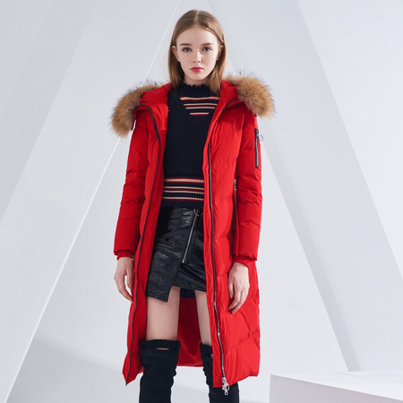 双11预售：BOSIDENG 波司登 B80141516DSY 女士长款过膝新款羽绒服