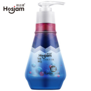 京东PLUS会员： Hosjam 皓齿健 双色粒子按压式牙膏 冬青薄荷 220g *7件