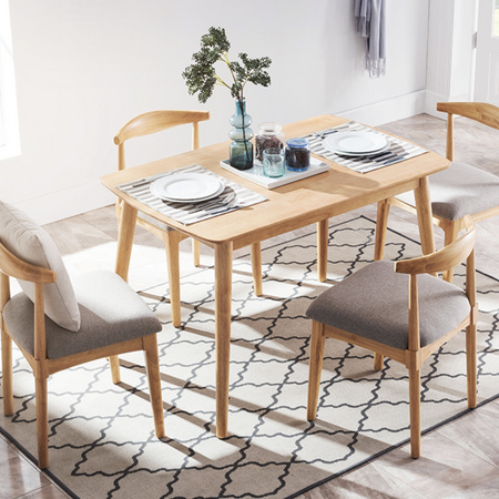 CHEERS 芝华仕 PT008 北欧简约餐桌椅组合 一桌四椅