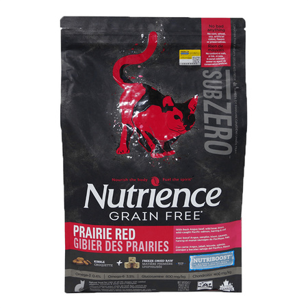 Nutrience 纽翠斯 黑钻赤红草原全猫粮 11磅+送3罐卡尼罐头
