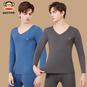 大嘴猴 轻暖抗菌 无痕秋衣套装 可随意裁剪 2套