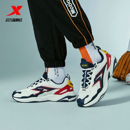 双11预售：XTEP 特步 881419329629 男士复古老爹鞋 *3件