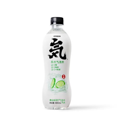 元气森林 无糖0脂青瓜苏打气泡水 12瓶
