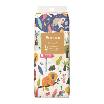 Beaba 碧芭宝贝 丛林狂想曲纸尿裤 L42 *4件