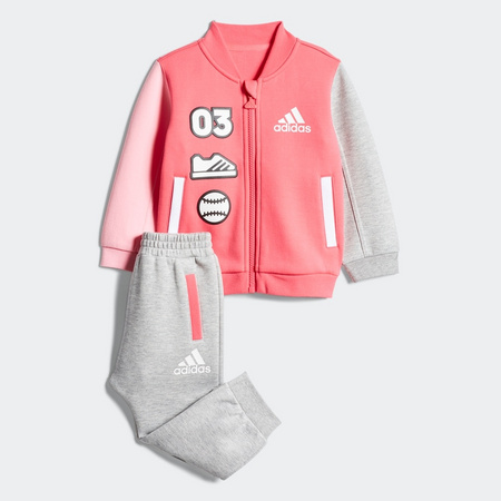 双11预售：adidas 阿迪达斯 EH3643 儿童运动套装