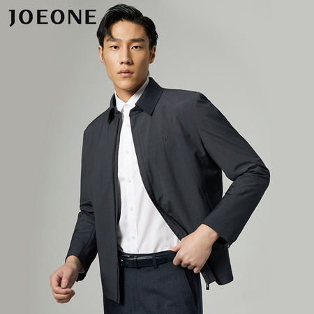 双11预售：九牧王 GduZyhv 休闲含羊毛翻领外套