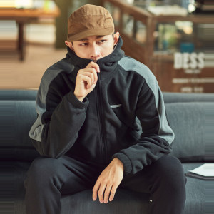 唐狮 20秋冬新款 男摇粒绒拼接加厚外套 105.9元双11预售到手价