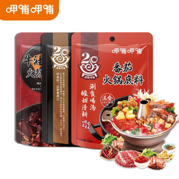 呷哺呷哺 麻辣牛油 番茄 菌汤火锅底料 450g