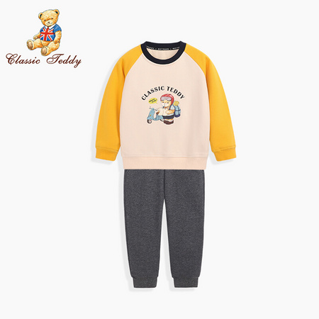 CLASSIC TEDDY 精典泰迪 儿童卫衣卫裤套装