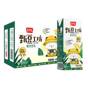 盼盼 甄豆工坊豆奶香豆乳250ml*18盒 整箱装