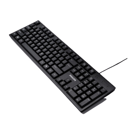 Philips 飞利浦 USB有线防水键盘