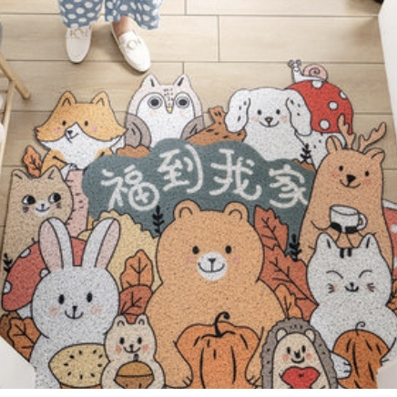 锦凡 卡通地毯门垫 45*75cm