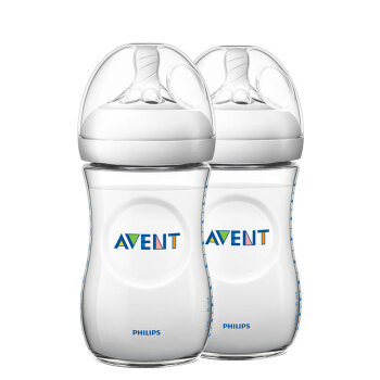 AVENT 新安怡 宽口径自然PP奶瓶 260ml 2个装 *2件