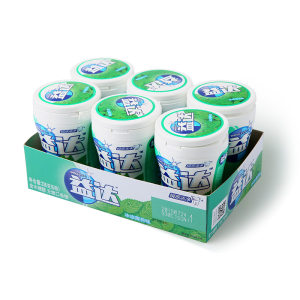 益达 冰凉薄荷味 木糖醇口香糖 40粒*6瓶
