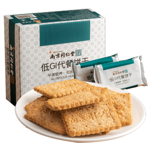 南京同仁堂 米尼熊 低GI粗粮饼干 500g 饱腹抗饿 无糖低卡