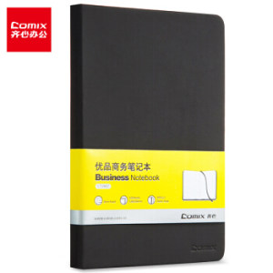 Comix 齐心 C5902 优品笔记本 A5/122张 黑色 *10件