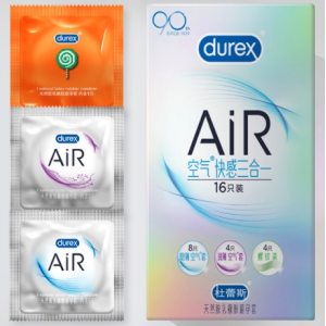 杜蕾斯 AiR系列 空气快感三合一安全套 18只