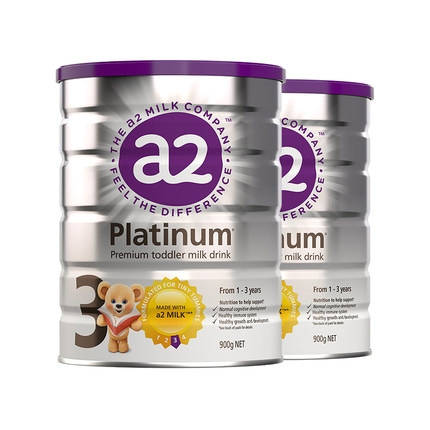 88VIP：a2 艾尔 Platinum 白金版 婴幼儿奶粉 3段 900g 2罐