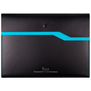 京东PLUS会员、运费券收割机： fizz 飞兹 FZ103002 双层按扣文件袋 *5件