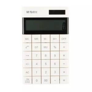 M&G 晨光 无缝按键计算器 双电源 单个装 ADG98719 *4件 +凑单品