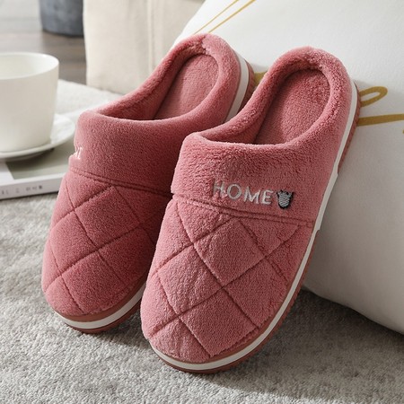 欣尚雪 12224 居家厚底防滑棉拖鞋