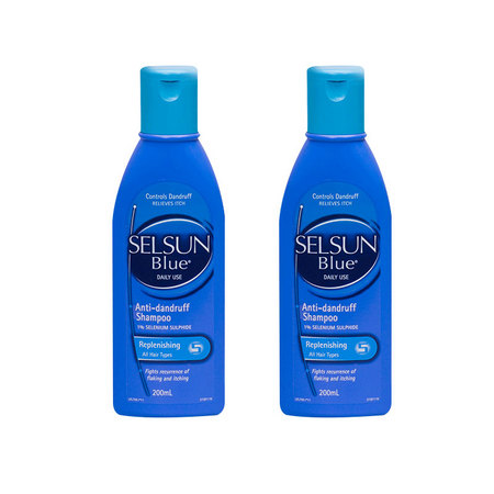 Selsun 蓝瓶 特效去屑止痒洗发水 200ml *2件