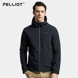 伯希和 徒步系列 男士抓绒软壳外套 DWR防泼水