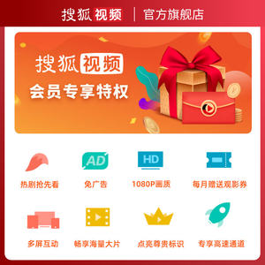 搜狐视频 vip会员 12个月