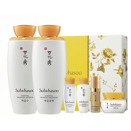 SULWHASOO 雪花秀 滋盈肌本水乳6件套(水125ml+乳125ml+水15ml+乳15ml+精华5ml+面霜15ml)