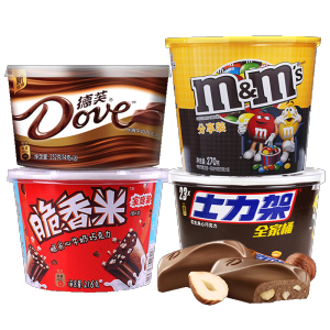 德芙 巧克力 4桶装 89.9元双11预售到手价