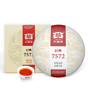 88VIP：TAETEA 大益 经典7572 普洱熟茶 150g *4件