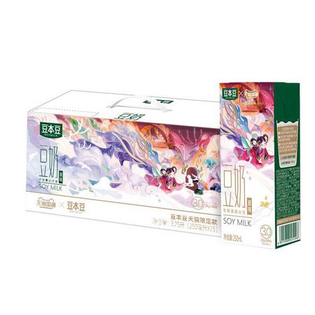 88VIP：豆本豆 原味豆奶 250ml*15盒 *4件