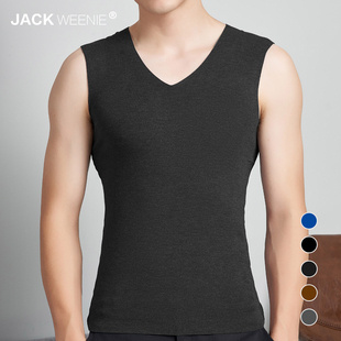 jack＆weenie 男士无痕保暖背心