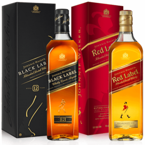 尊尼获加 黑方+红方 苏格兰威士忌 700ml*2瓶 270元双11预售到手价