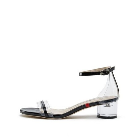 京东PLUS会员：STACCATO 思加图 9O814BL9 女士一字带凉鞋