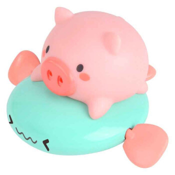 KIDNOAM 卡通小猪骑飞鱼游泳喷水 2只装